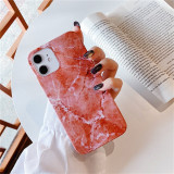 Moskado Marble Stone Texture Phone Case For iPhone 12 Pro 11 Pro Max X XR XS 7 8 6 6s Plus Colorful Soft IMD Silicone Back Cover