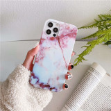 Moskado Marble Stone Texture Phone Case For iPhone 12 Pro 11 Pro Max X XR XS 7 8 6 6s Plus Colorful Soft IMD Silicone Back Cover