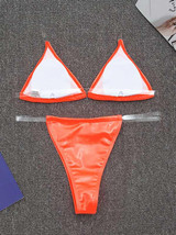 Solid Color Light Skin Triangles Split Bikini Swimsuit Solid Color Light Skin Triangles Split Bikini Swimsuit