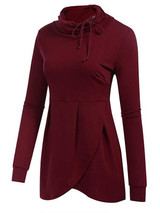 H-Line Asymmetric Casual Blouses