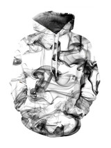 Casual 3D Printed Couple Pockets Pullover Hoodie