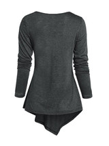 Solid Cropped Round-Neck Blouses&Shirts Tops