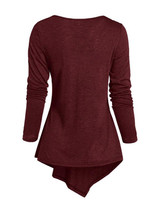 Solid Cropped Round-Neck Blouses&Shirts Tops