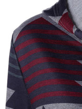 Hooded Cap Printed Vintage Loose Midi Hoodie