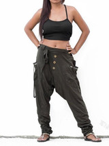 Fashion Loose Solid Pockets Casual Pants Bottoms
