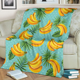 Banana Palm Leaf Pattern Print Blanket KTSR