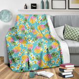 Aloha Summer Pineapple Pattern Print Blanket KTSR