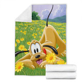 Pluto Flowers Premium Blanket