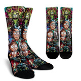 Rick and Morty Dope Socks