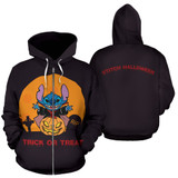 Stitch Happy Halloween Zip-Up Hoodie