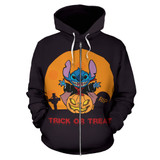 Stitch Happy Halloween Zip-Up Hoodie