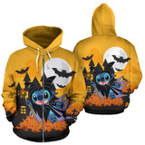 Stitch Halloween Zip-Up Hoodie