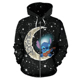 Stitch Halloween Zip-Up Hoodie