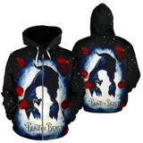 Beauty and The Beast Zip-Up Hoodie
