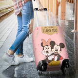 Mickey and Minnie Luggage Cover
