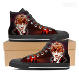 Ron W. Women High Top Canvas Shoes