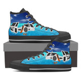 Star Wars Tie Fighter Summer Men High Top Canvas Shoes