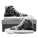 Star Wars Vader Smudges Men High Top Canvas Shoes