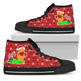 Winnie The Pooh Christmas High Top Shoes