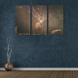 Deer Hirsch Forest Sunlight Canvas Wall Art 3 Pieces Framed Wall Pictures Deer Hirsch Forest Sunlight Canvas Wall Art 3 Pieces Framed Wall Pictures