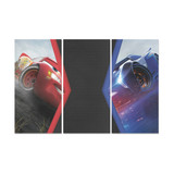 Lightning Mcqueen Cars Canvas Wall Art 3 Pieces Framed Wall Pictures