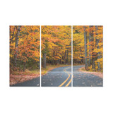 Road Autumn Forest Canvas Wall Art 3 Pieces Framed Wall Pictures Road Autumn Forest Canvas Wall Art 3 Pieces Framed Wall Pictures