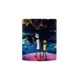Rick & Morty Pink Floyd Dark Side of the Moon Morphing Mug Magic Color Changing