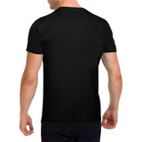 Black Widow Black Heavy Cotton T-Shirt for Men