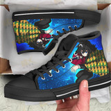 Giyu Demon Slayer Anime Sneakers High Top Shoes