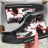 Mikasa Ackerman Shoes High Top Attack On Titan