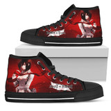 Attack On Titan Shoes High Top Anime Mikasa Ackerman