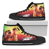 Attack On Titan Shoes High Top Eren Yeager & Mikasa Ackerman