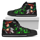 Attack On Titan Shoes High Top Sneakers Eren Yeager