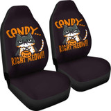 Candy Right Meow Halloween Car Seat Covers
