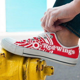 Detroit Red Wings Low Top Sneakers Shoes For Men