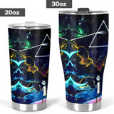 Rick & Morty Pink Floyd Dark Side of the Moon Tumbler