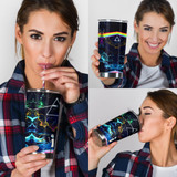 Rick & Morty Pink Floyd Dark Side of the Moon Tumbler
