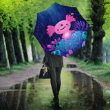 Coral Axolotl Umbrella