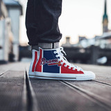 Atlanta Braves Mens High Top Sneakers