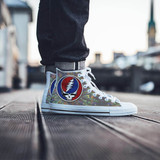 Grateful Dead Skull Mens High Top Sneakers