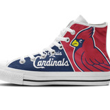 St Louis Cardinals Mens High Top Sneakers High Top
