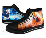 Naruto vs Sasuke High Top Shoes