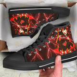 Akatsuki Sasuke Shoes High Top Sneakers Naruto
