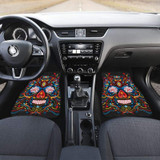 Skull Car Floor Mats Front And Back