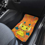 Pikachu Cosplay Car Floor Mats Front And Back
