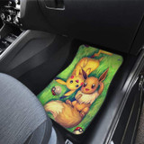 Pikachu And Eevee Car Floor Mats Front And Back