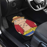 Luffy Totoro One Piece Car Floor Mats Front And Back