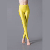 VanityVibe Women's Spandex Leggings Solid Candy Color