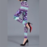VanityVibe Casual Ladies Fitness Stretch Printed Legging