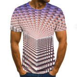 VanityVibe Summer style Men's 3d printed casual t-shirts